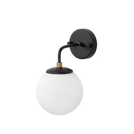 Opviq Horn - 12217 Lámpara de pared Negro, Antiguo y Crema